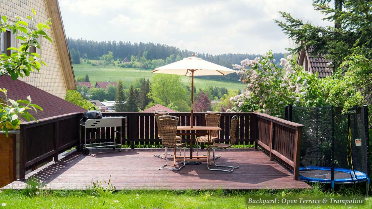 UnterkirnachEntire House In Schwarzwald With Mountain View, Private Gym,Sauna And Garden别墅 外观 照片